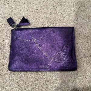 Coach cosmetic pouch